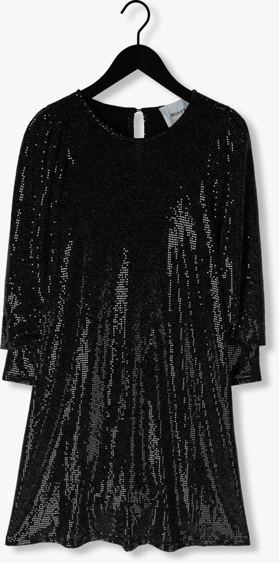 MINUS zwarte minus midi jurk jilana short dress