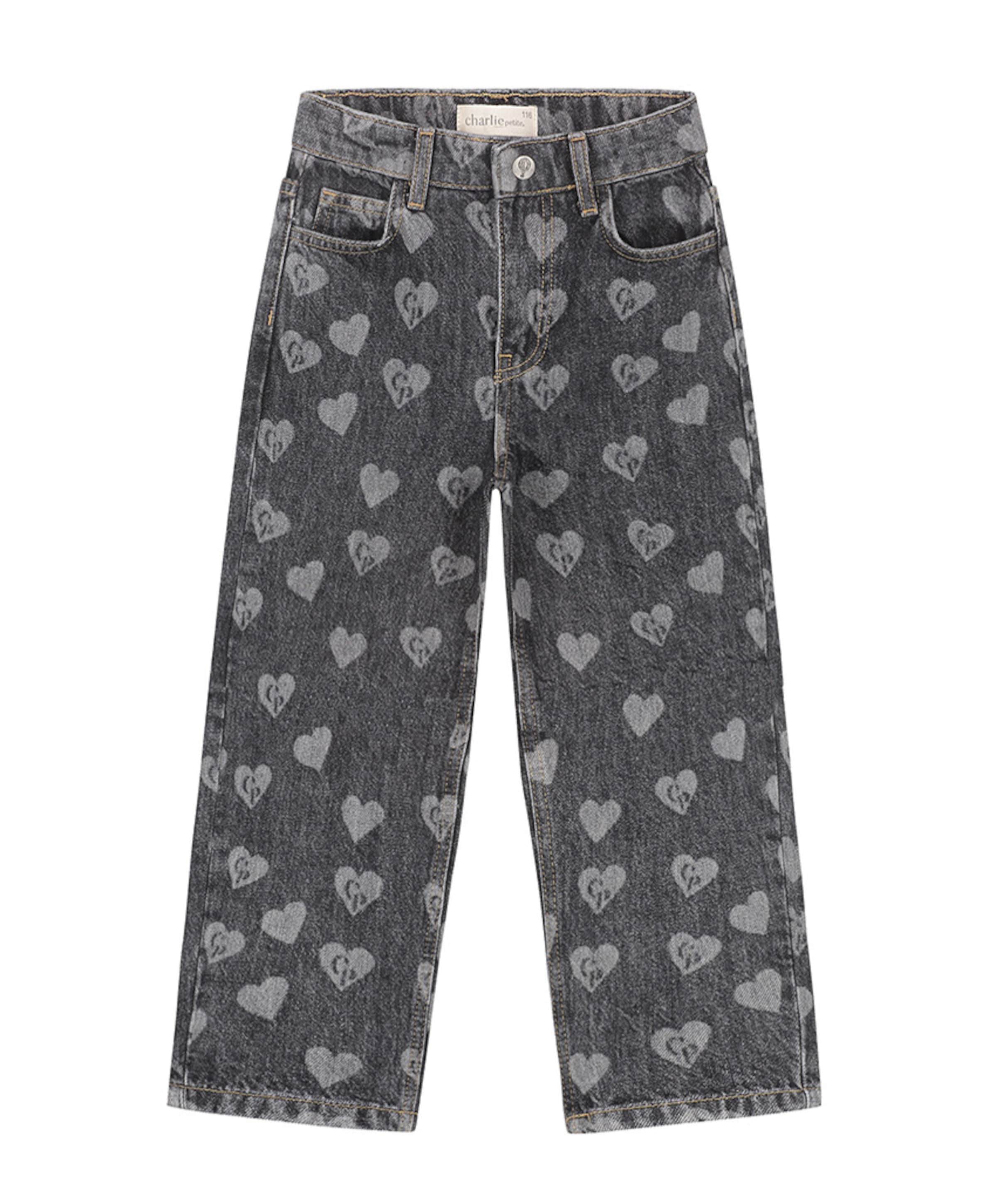 Charlie Petite Isae Jeans meisjes jeans grijs