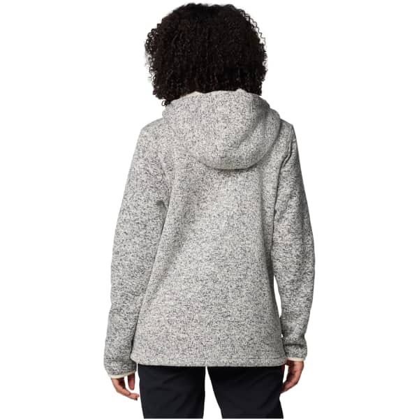 Veste polaire randonnée COLUMBIA W SWEATER WEATHER SHERPA FULL ZIP II CHALK HEATHER