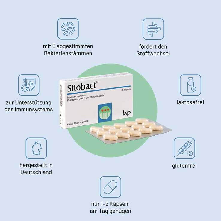 Sitobact Kapseln, 15 St