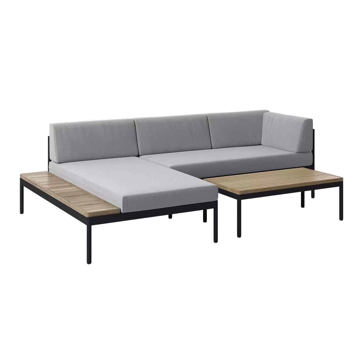 Beldano Loungegarnitur Casablanca 3-teilig braun,grau
