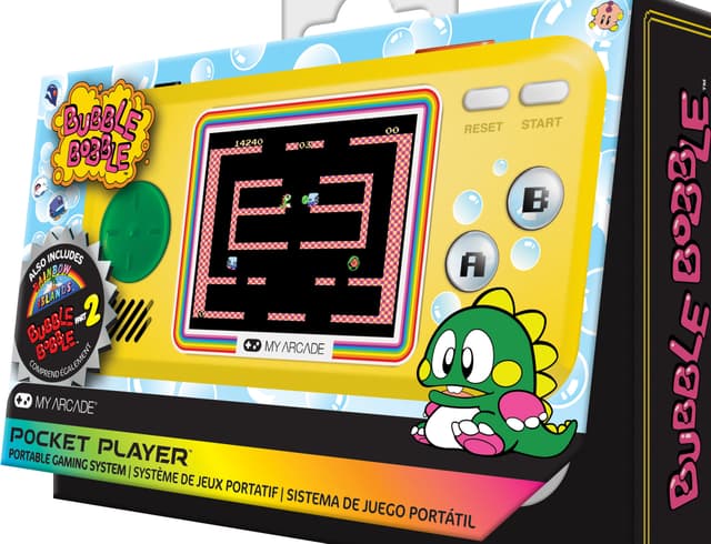 My Arcade Pocket Player Bubble Bobble håndholdt konsol