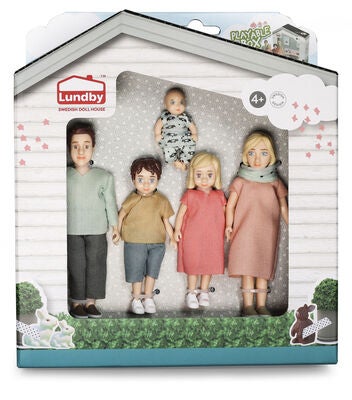 Lundby Dukkesett Familie Charlie