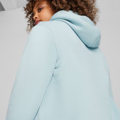 PumaESS Logo Hoodie FL - hellblau