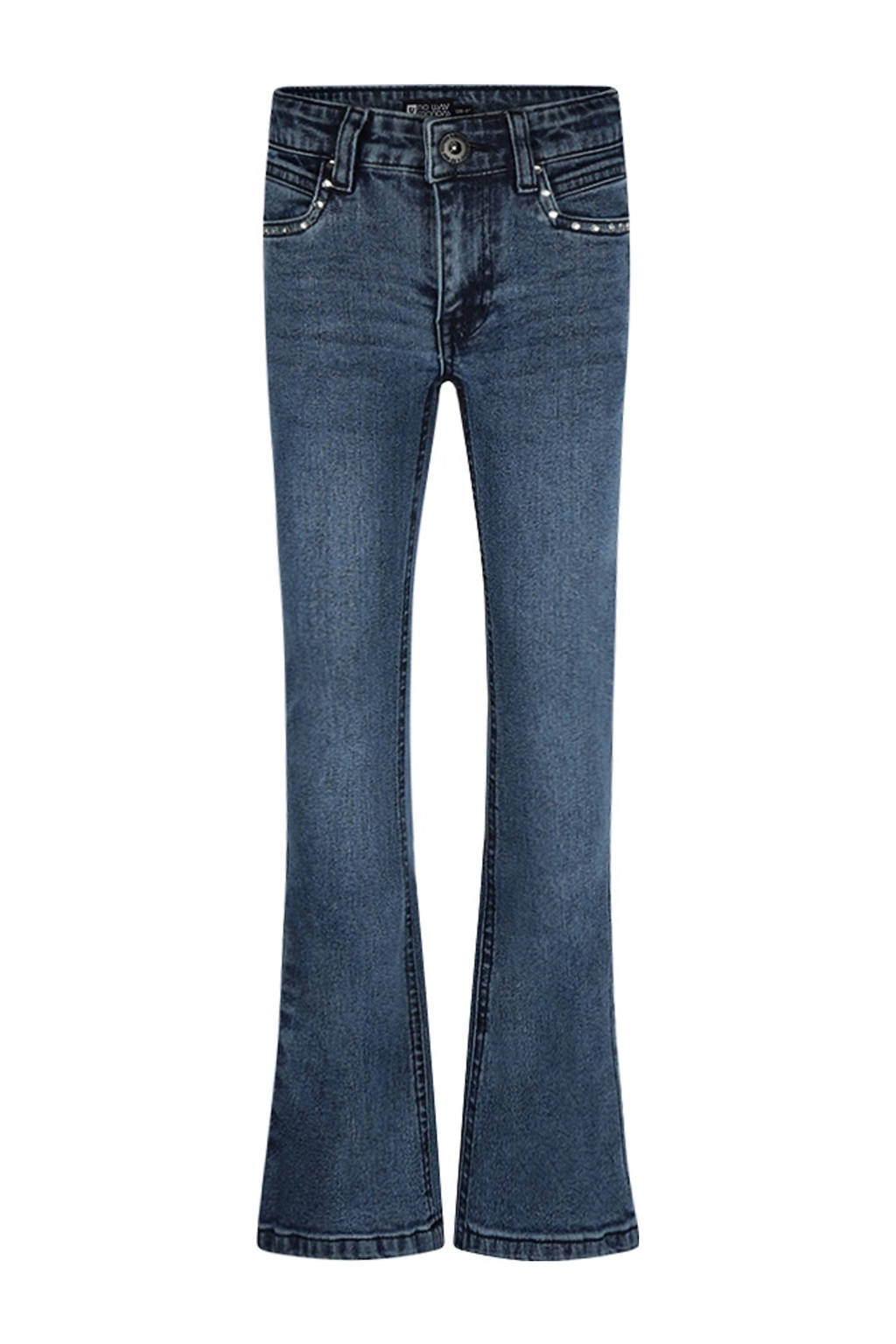 No Way Monday flared jeans blue jeans