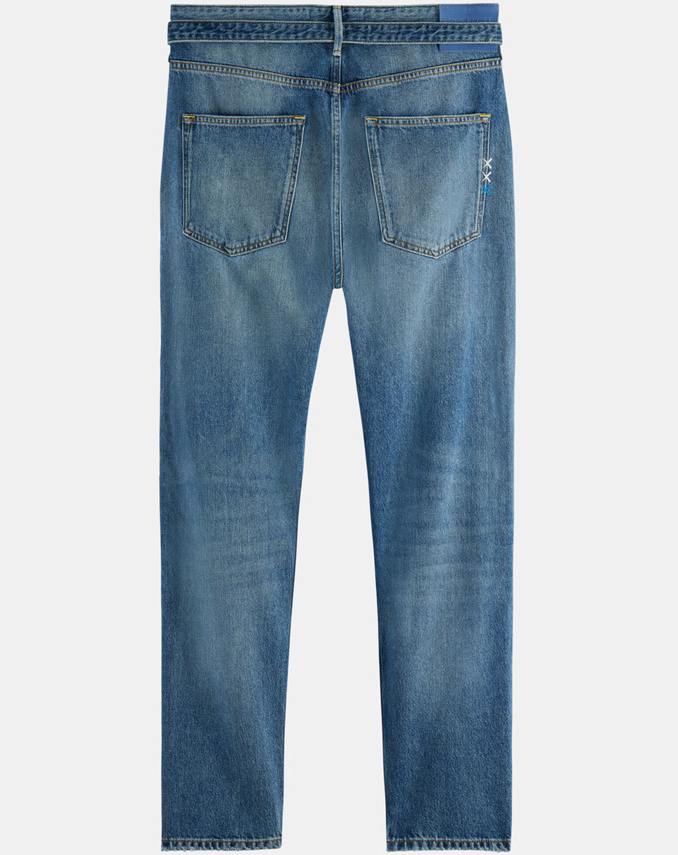 Scotch & Soda Jean Regular Fit Spin Chino bleu moyen