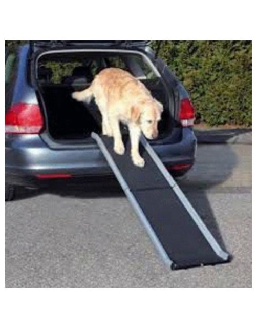 Trixie Loopplank - Hondenautoaccessoire - 155x38 cm 6.3 kg Zwart
