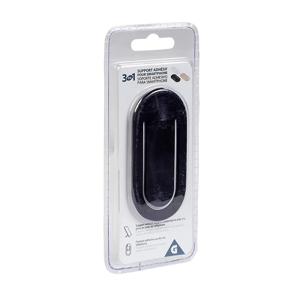 Support pour téléphone vertical horizontal et aide à la prise en main