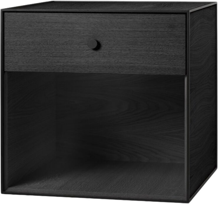 Audo Copenhagen Frame 49 med 1 skuffe - Sortbejdset Ask Black stained ash