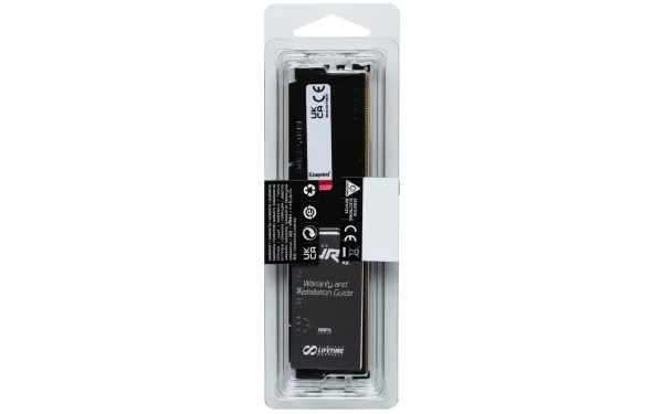 Kingston FURY Beast - DDR5 - modul - 32 GB - DIMM 288-PIN - 6400 MHz / PC5-51200 - CL32 - 1.4 V - ikke bufferet - on-die ECC - sort