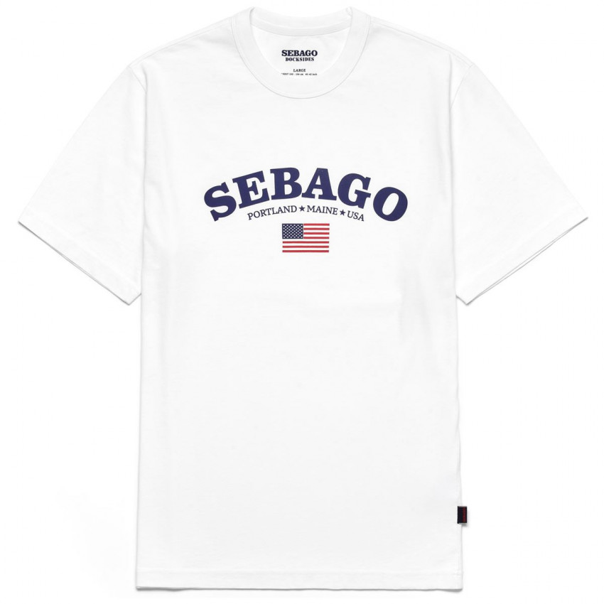 WISCASSET White-T-shirt Sebago pour Homme