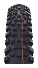 Pneu Schwalbe hans dampf 29x2.35 hs491 evo super trail addix soft tubeless souple noir/marron 60-622