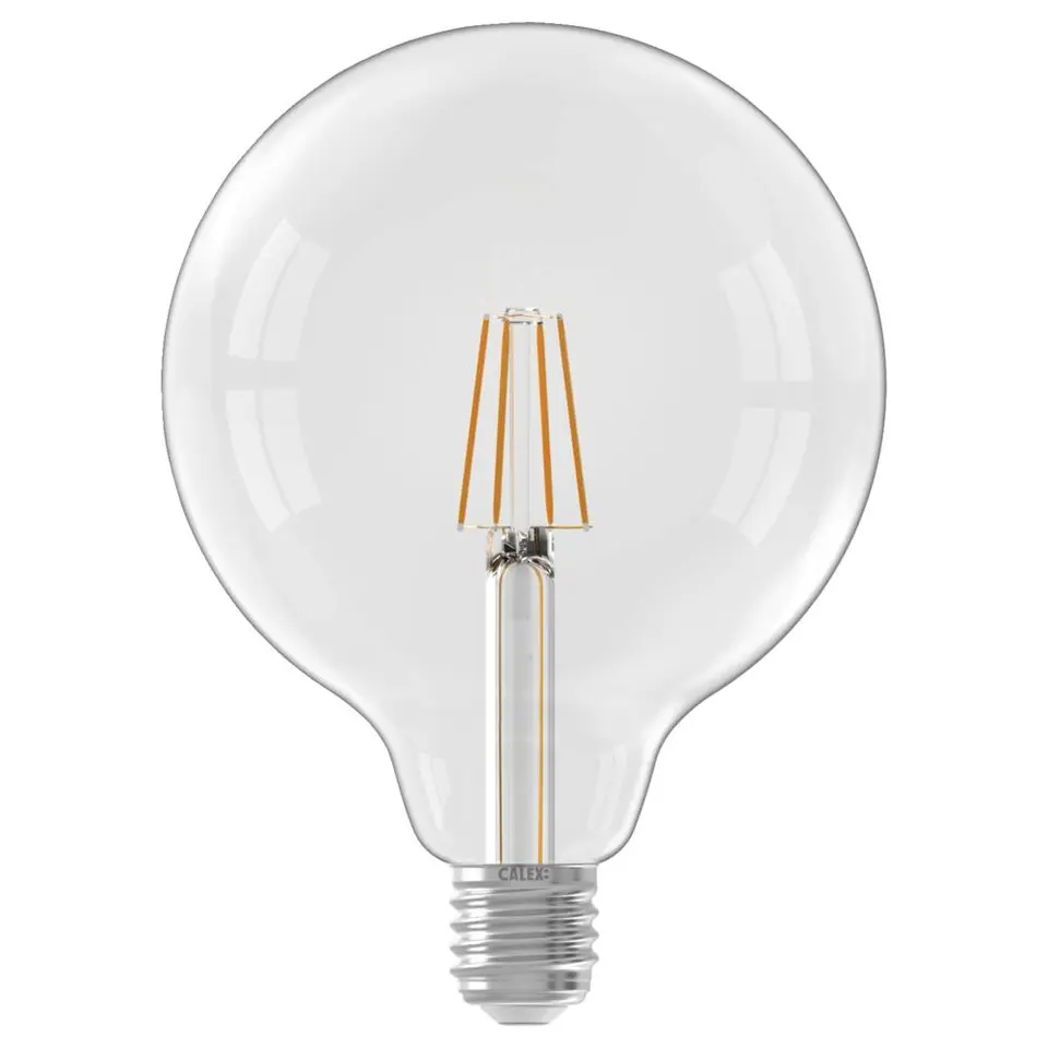 Calex LED globe - G125 - helder - E27 - 4.5W - 470LM - dimbaar