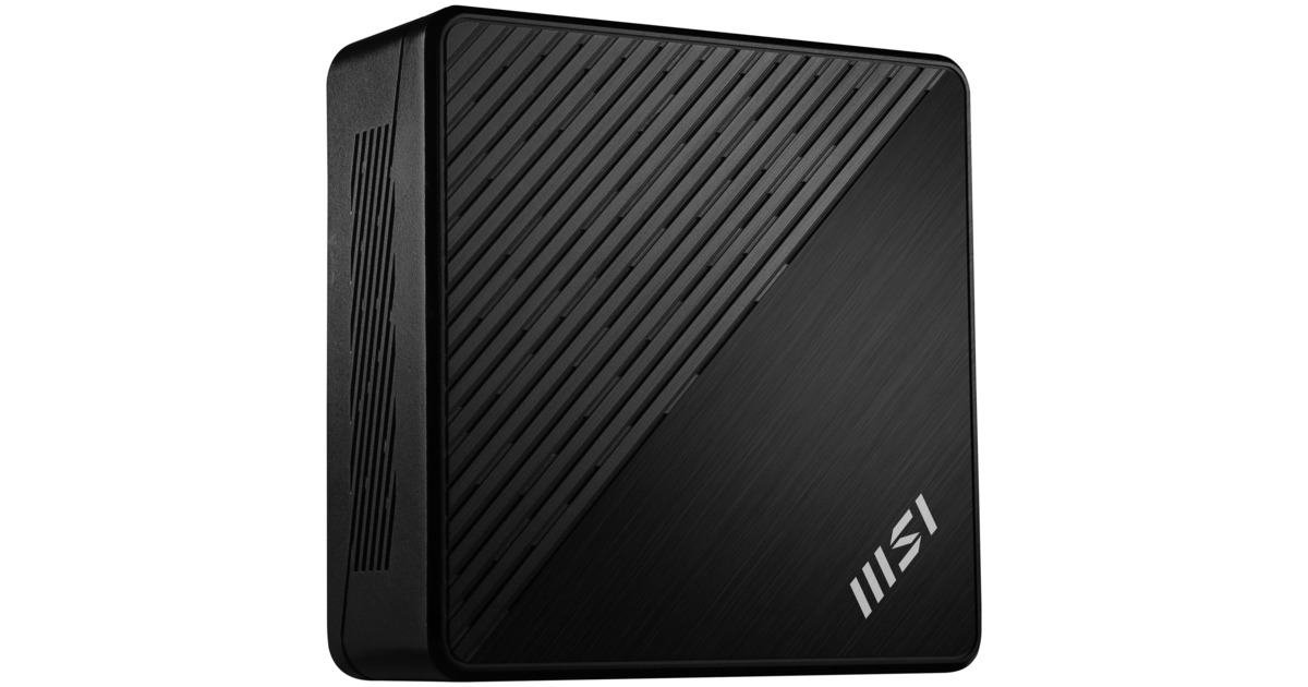 MSICubi 5 12M-457EU pc-systeem  (Zwart | Core i7-1255U | Iris Xe Graphics | 16 GB | 512 GB SSD)