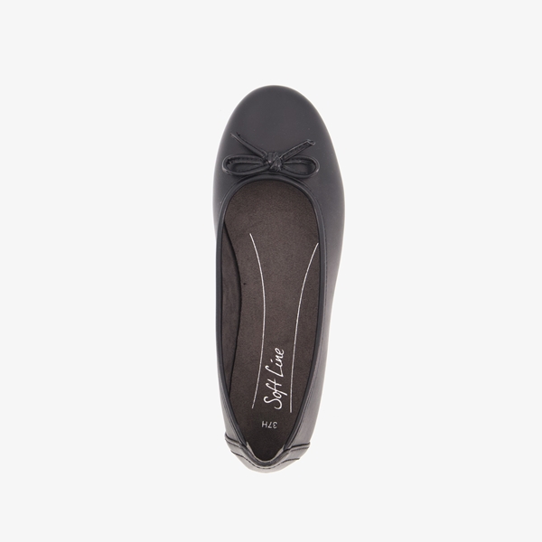 Softline dames ballerina's met strik