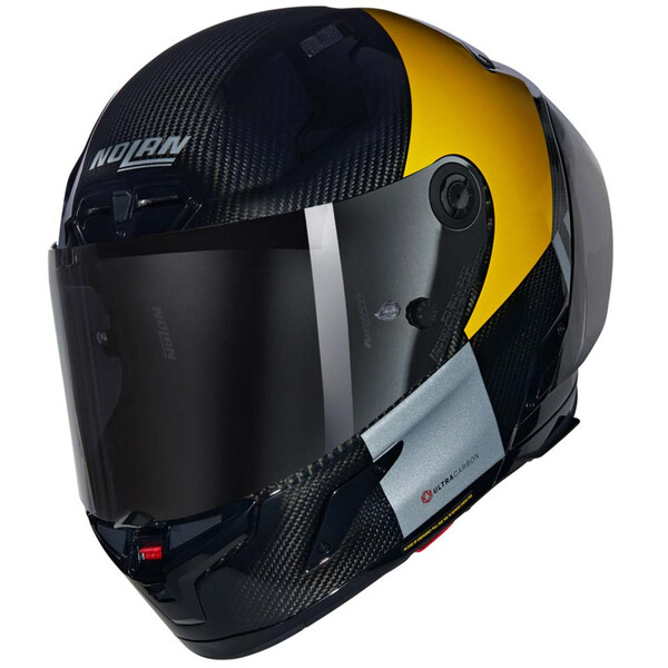 Nolan - Casque X-804 RS Ultra Carbon Combo Gara Carbone / Jaune / Gris / Brillant