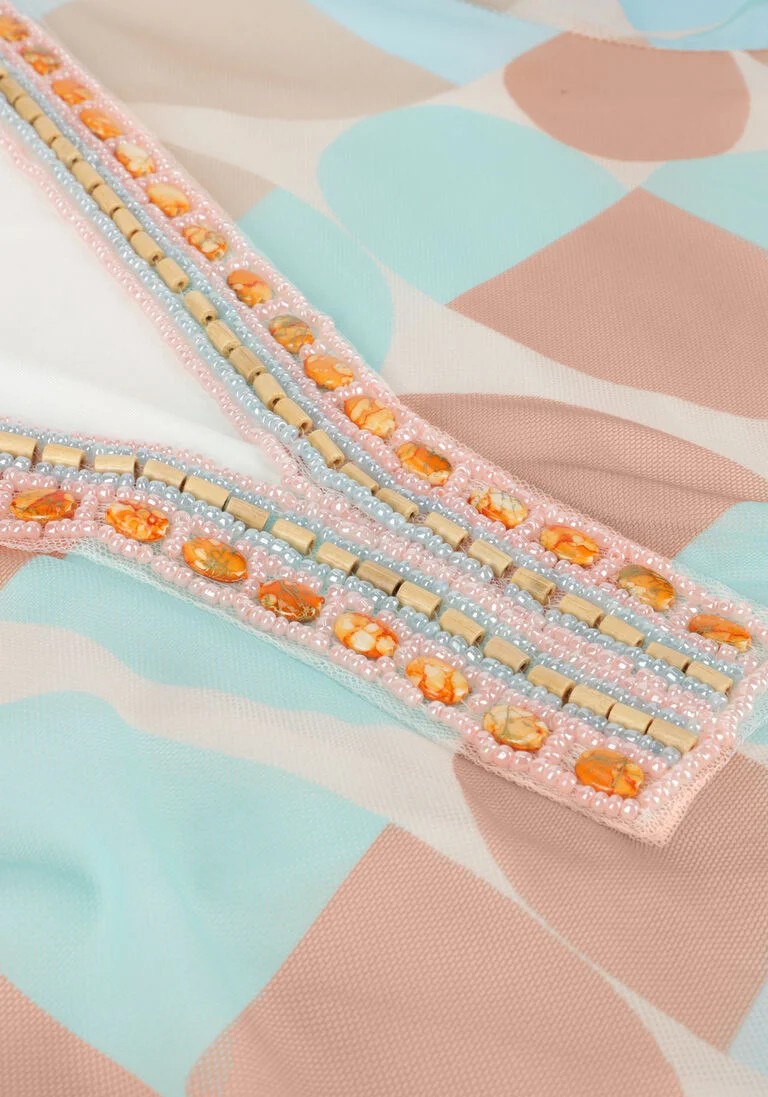 ANA ALCAZAR multi ana alcazar mini jurk dress deco