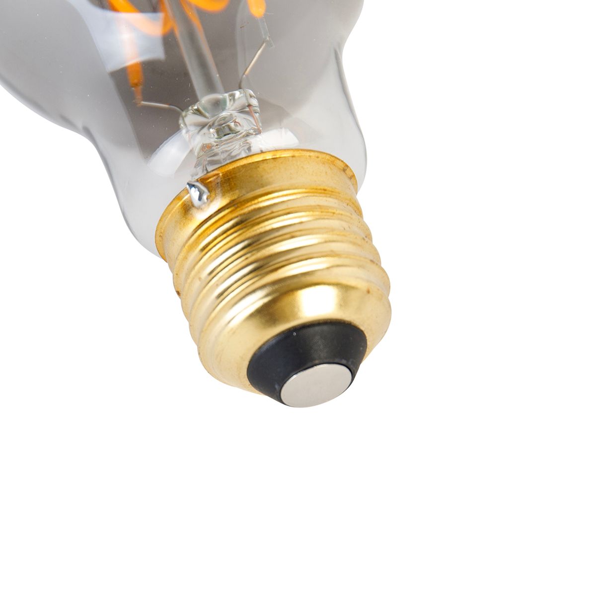 E27 LED spiraal lamp A60 smoke 4W 120 lm 1800K