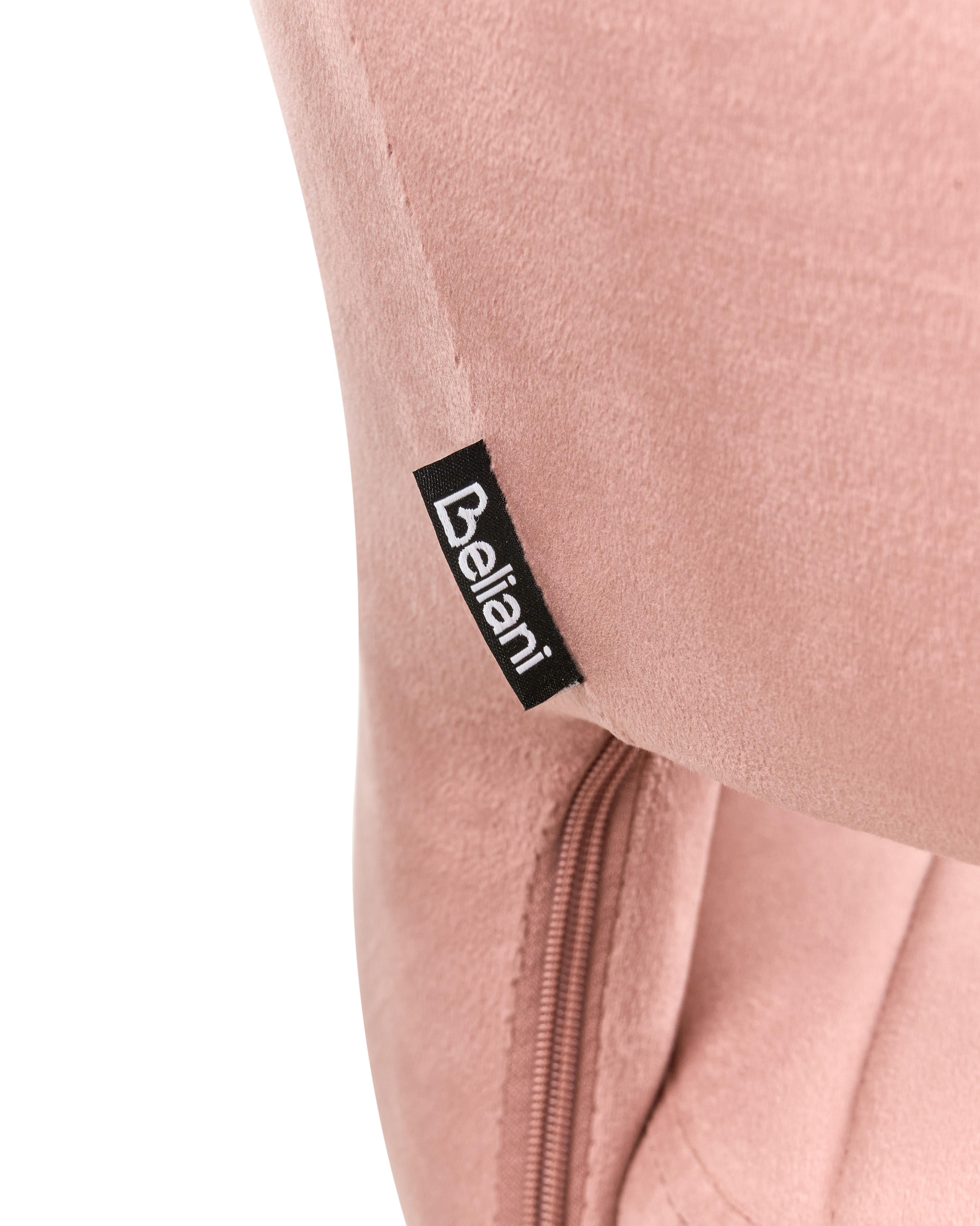 Bureaustoel KATONAH Fluweel Roze