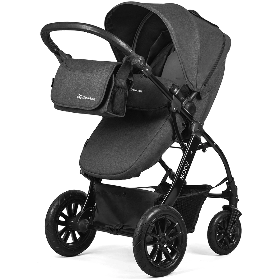 Kinderkraft Kombikinderwagen 3 in 1 Moov Black