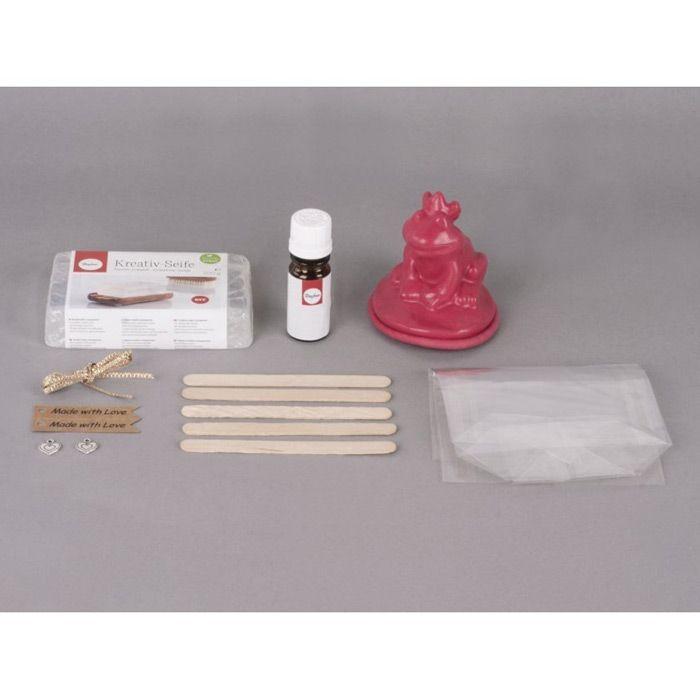 Coffret savon diy à faire soi-même - roi grenouille