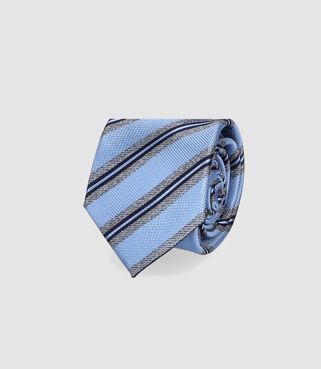 Cravate basique 7cm bleu ciel TRISTAN