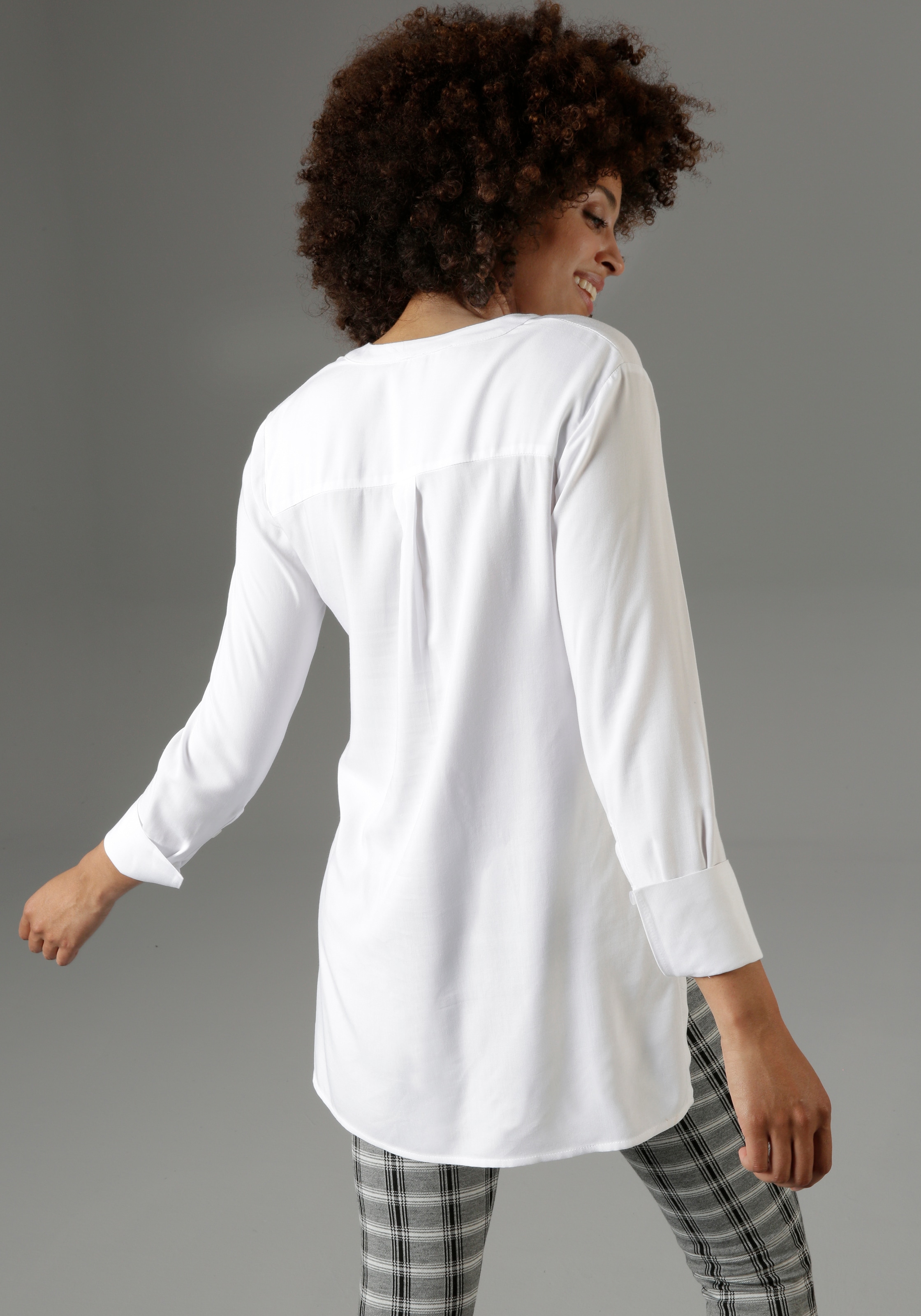 Aniston SELECTED Longbluse , mit extra-langen Manschetten