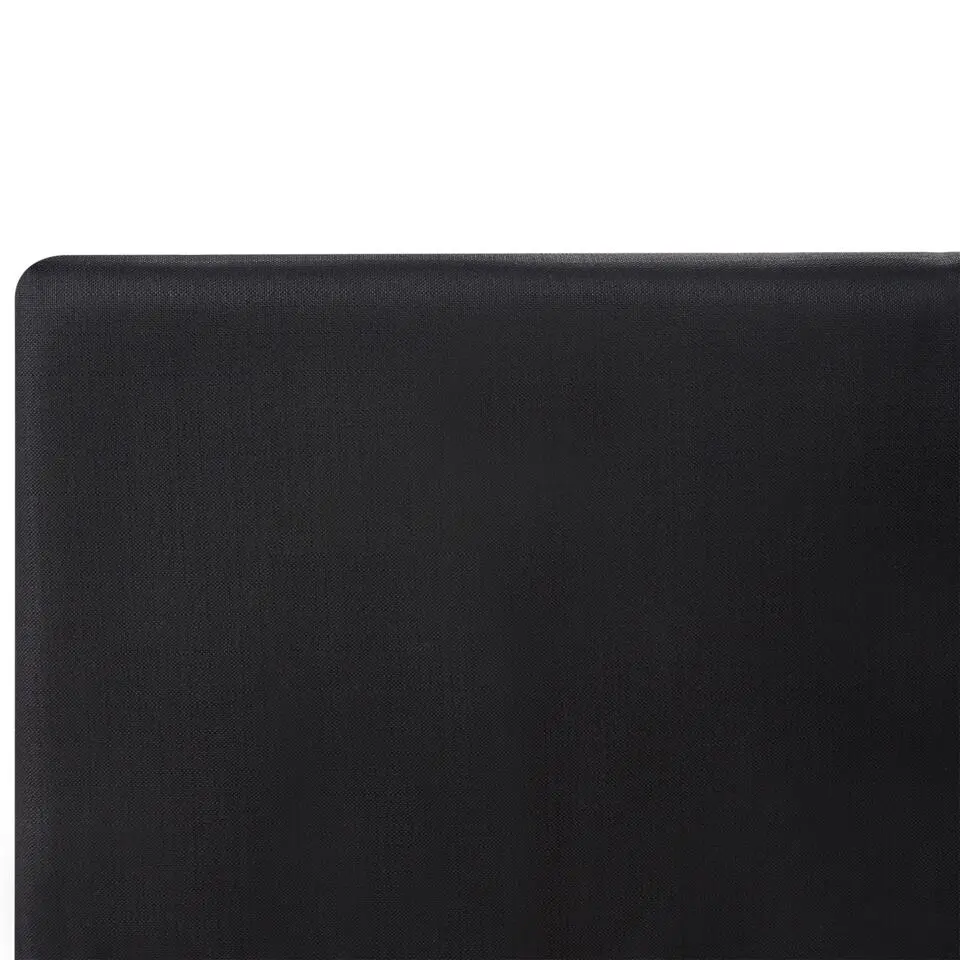 FITOU - Tweepersoonsbed - Zwart - 120 x 200 cm - Polyester