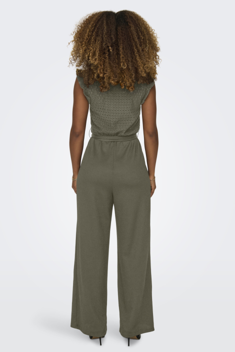 Only groene dames jumpsuit