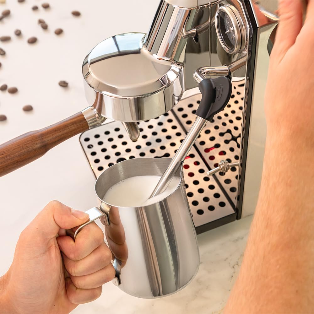 Cecotec Espresso-Kaffeemaschine für Barista Baristeo Intima, professionelle Barista-Espressomaschine, Vorbrüh-System, 15 Bar Pumpe, einfaches Befüllen, 1,7L Wassertank und Tassenwärmer