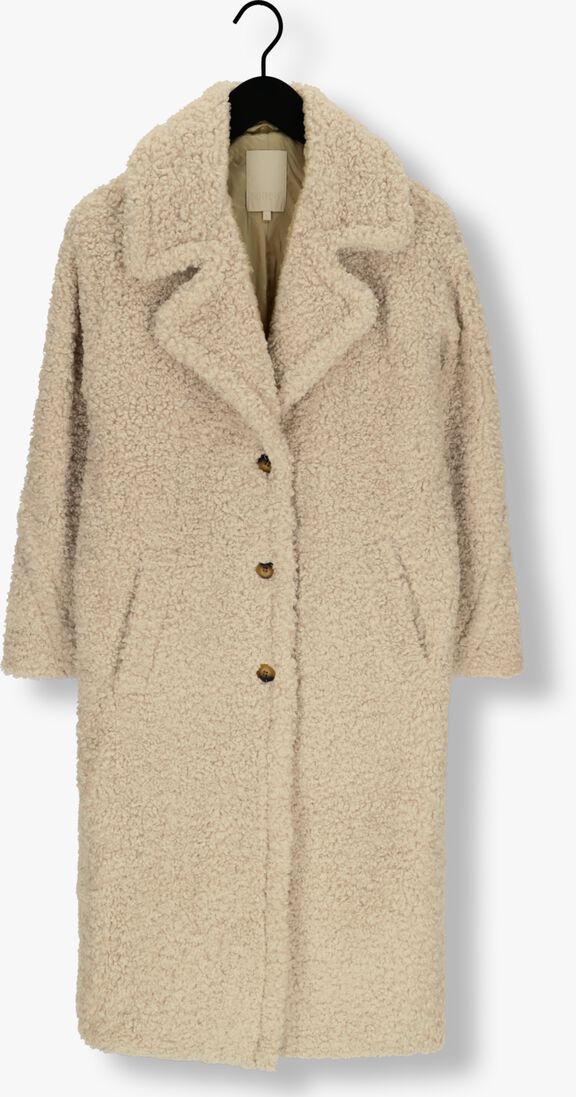NOTRE-V beige notre-v teddy jas teddy coat long