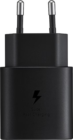 (1m) 25W AFC Schnell Ladegerät (3A)   USB C auf USB C Ladekabel (EP-TA800XBEGWW) - Schwarz