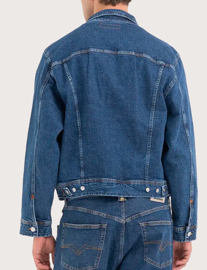REPLAY BLOUSON EN JEAN HOMME BRUT M8Z1