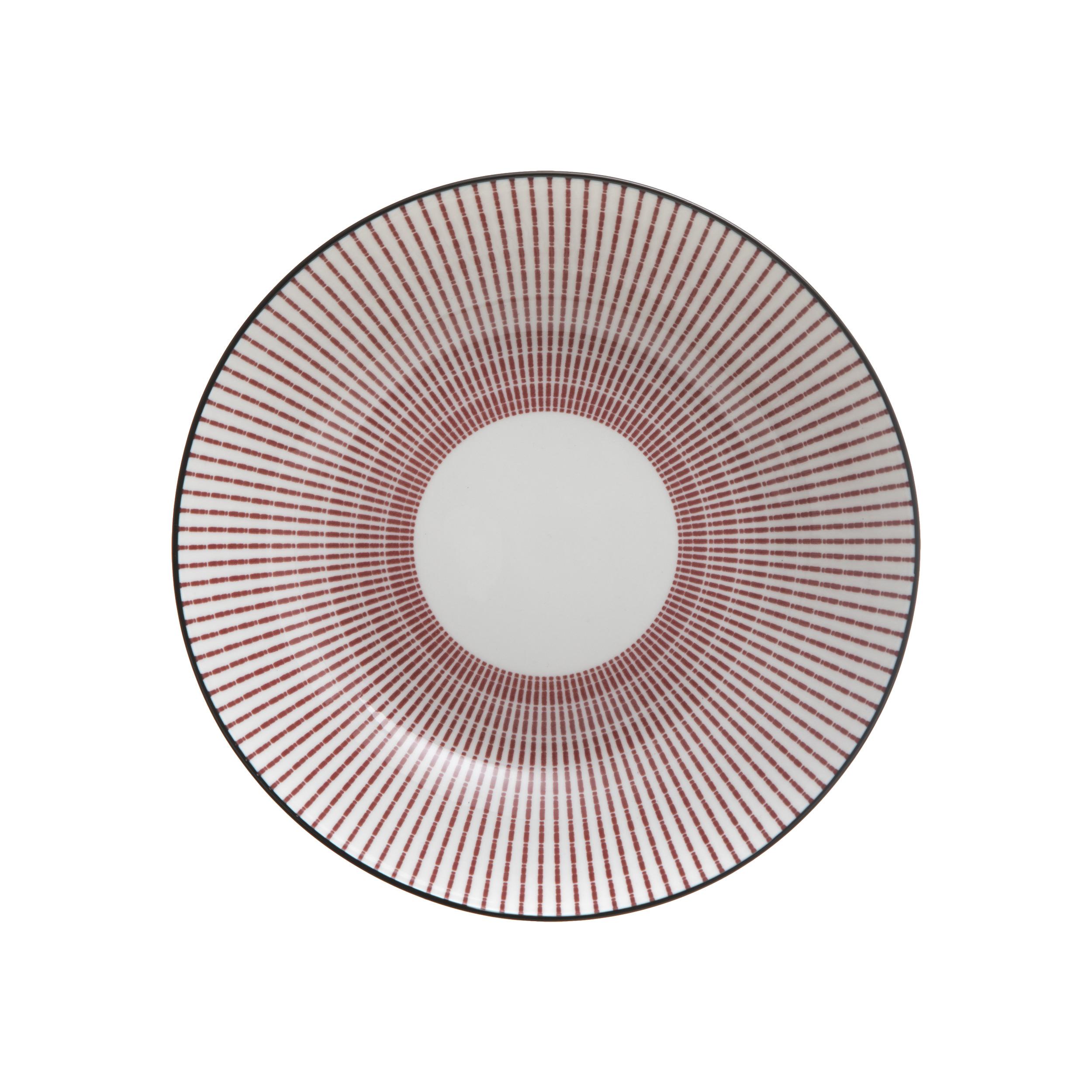 SERVICE 18 PIECES LUNIS ROUGE