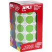 Gommette apli ronde 20mm coloris vert clair rouleau    1770 unites