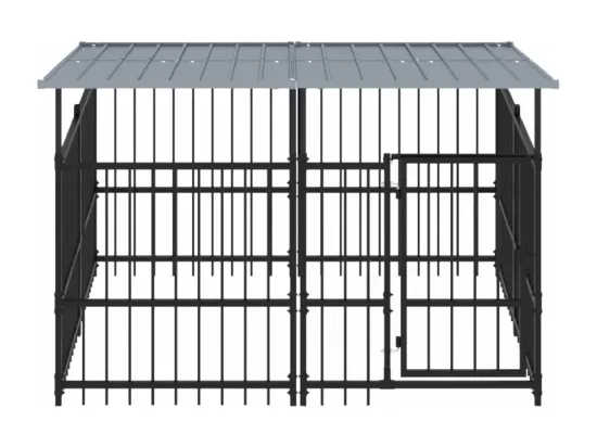 Chenil cage enclos pac noire 200 x 198 x 128 cm 02_0041760