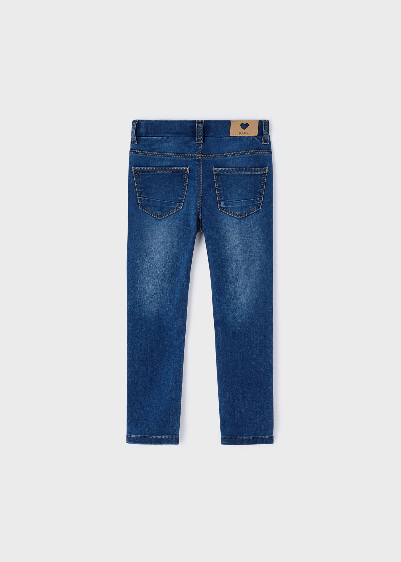 Calça jeans skinny ecowash para meninas