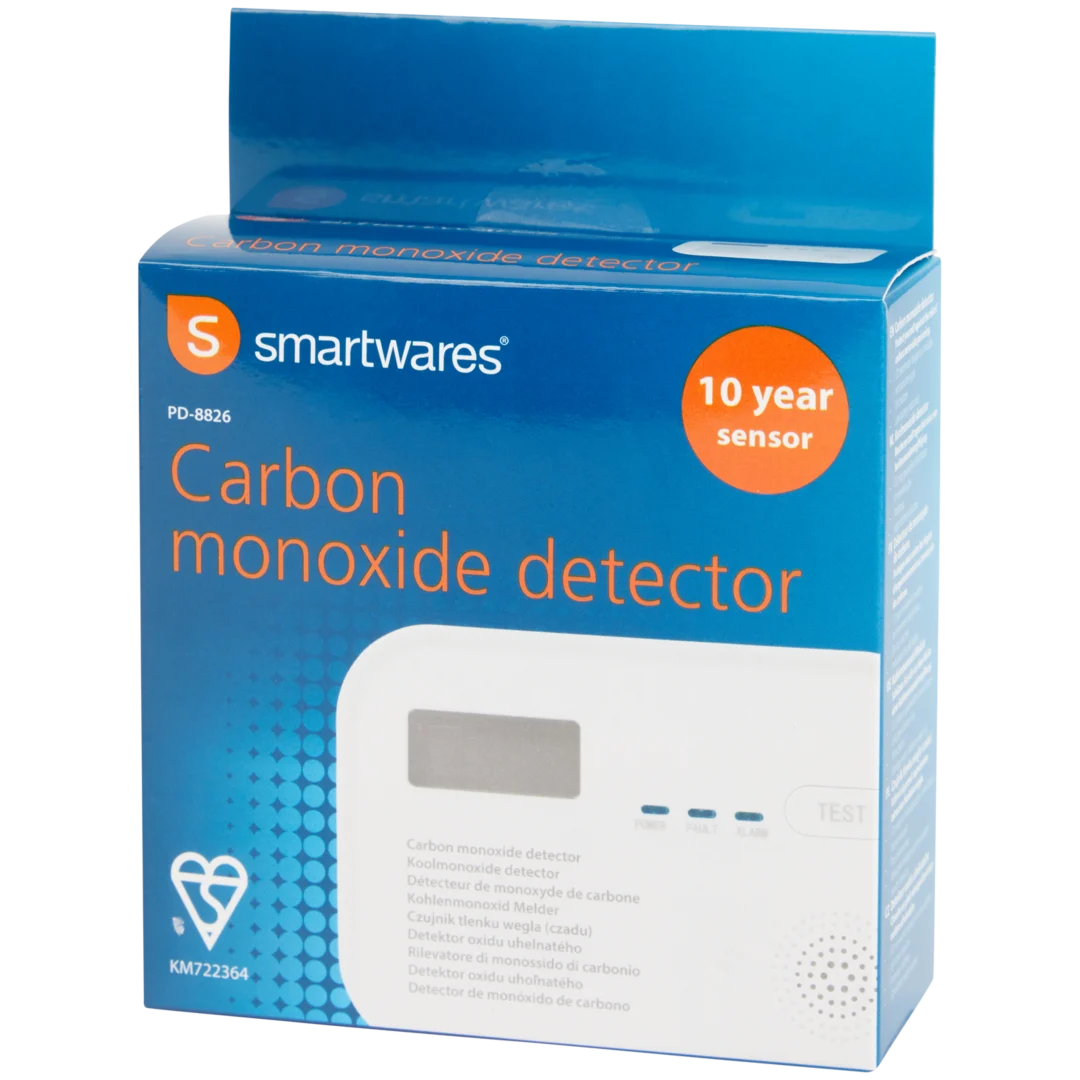 Smartwares koolmonoxidemelder 11 x 8 x 4 cm