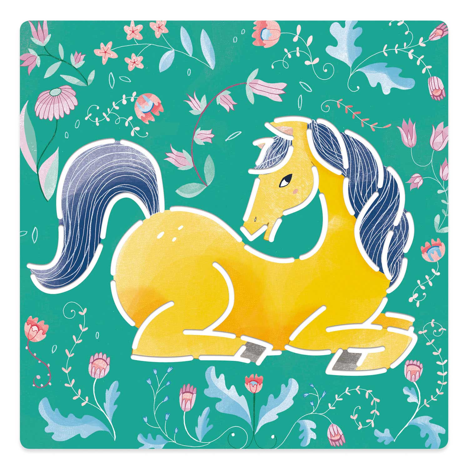 Djeco Chevaux Paarden Sjablonen