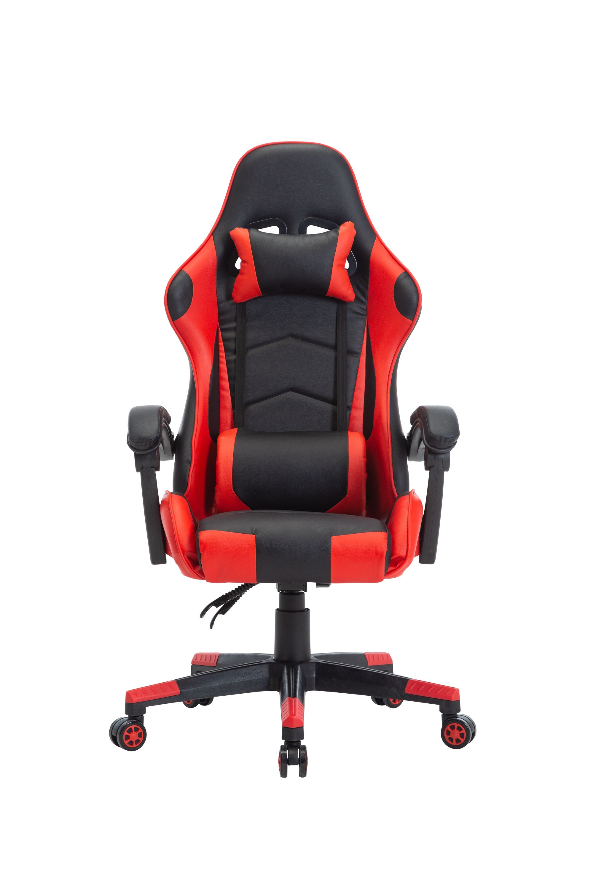 Gamingstuhl Bürostuhl Leder THUNDERBOLT rot