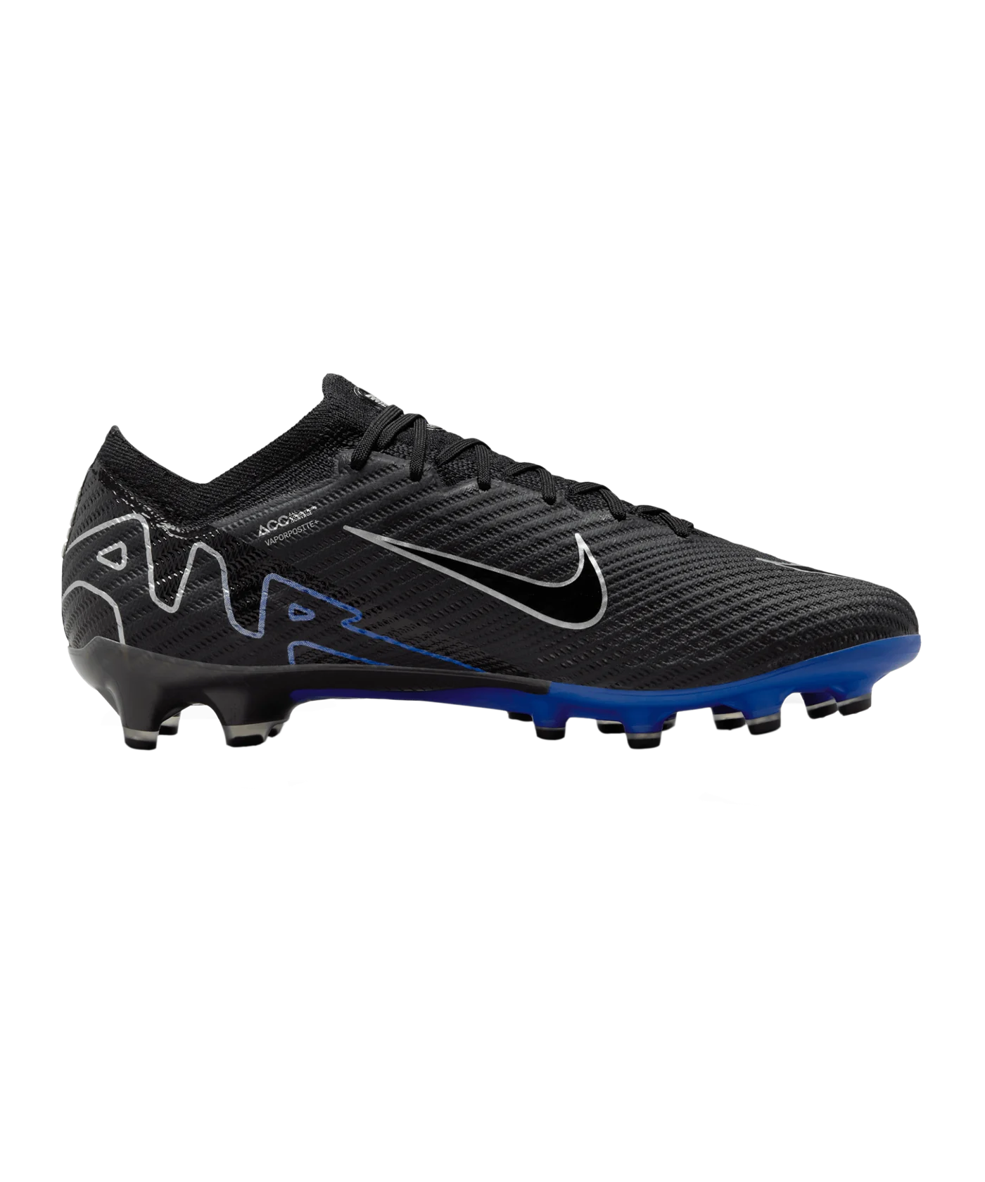 Nike Air Zoom Mercurial Vapor XV Elite AG-Pro Shadow Schwarz Silber Blau F040