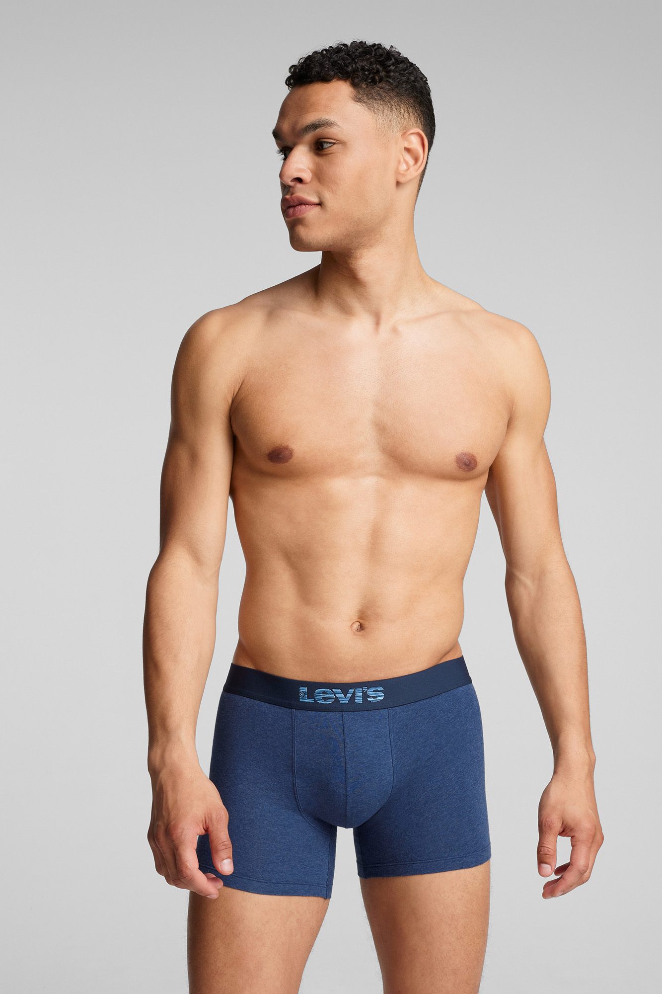 Pacote com 3 cuecas boxer de algodão Levi's