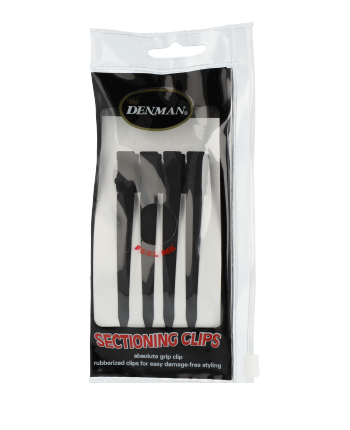 Denman Accessories Hair Clips Jumbo Black 4-Stück