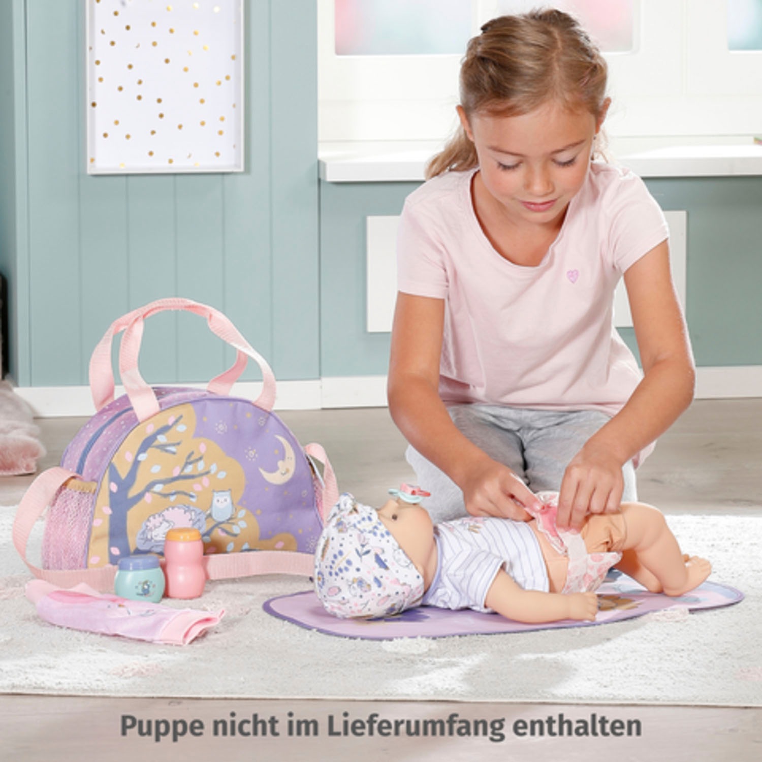 Baby Annabell Puppen Wickeltasche mit Zubehör
