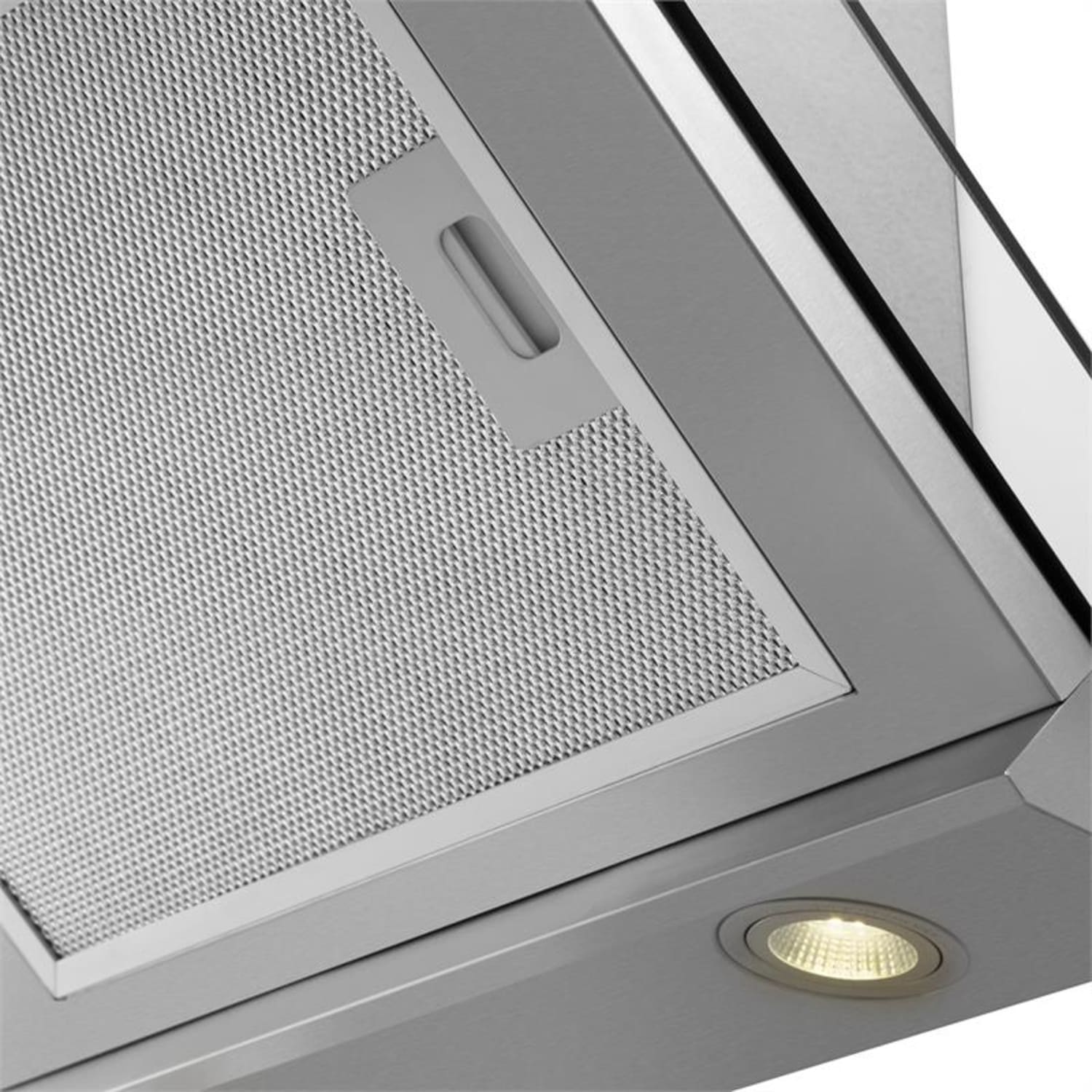 Balzac 60 Dunstabzugshaube 60 cm 210W 610m³/h LED Touch Edelstahl Glas