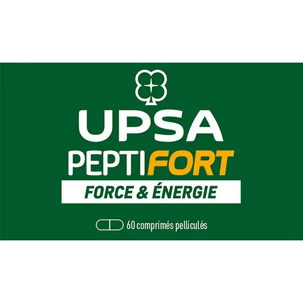UPSA Peptifort Force & Energy - Fadiga Intensa, Tônus, Resistência, 60 comprimidos