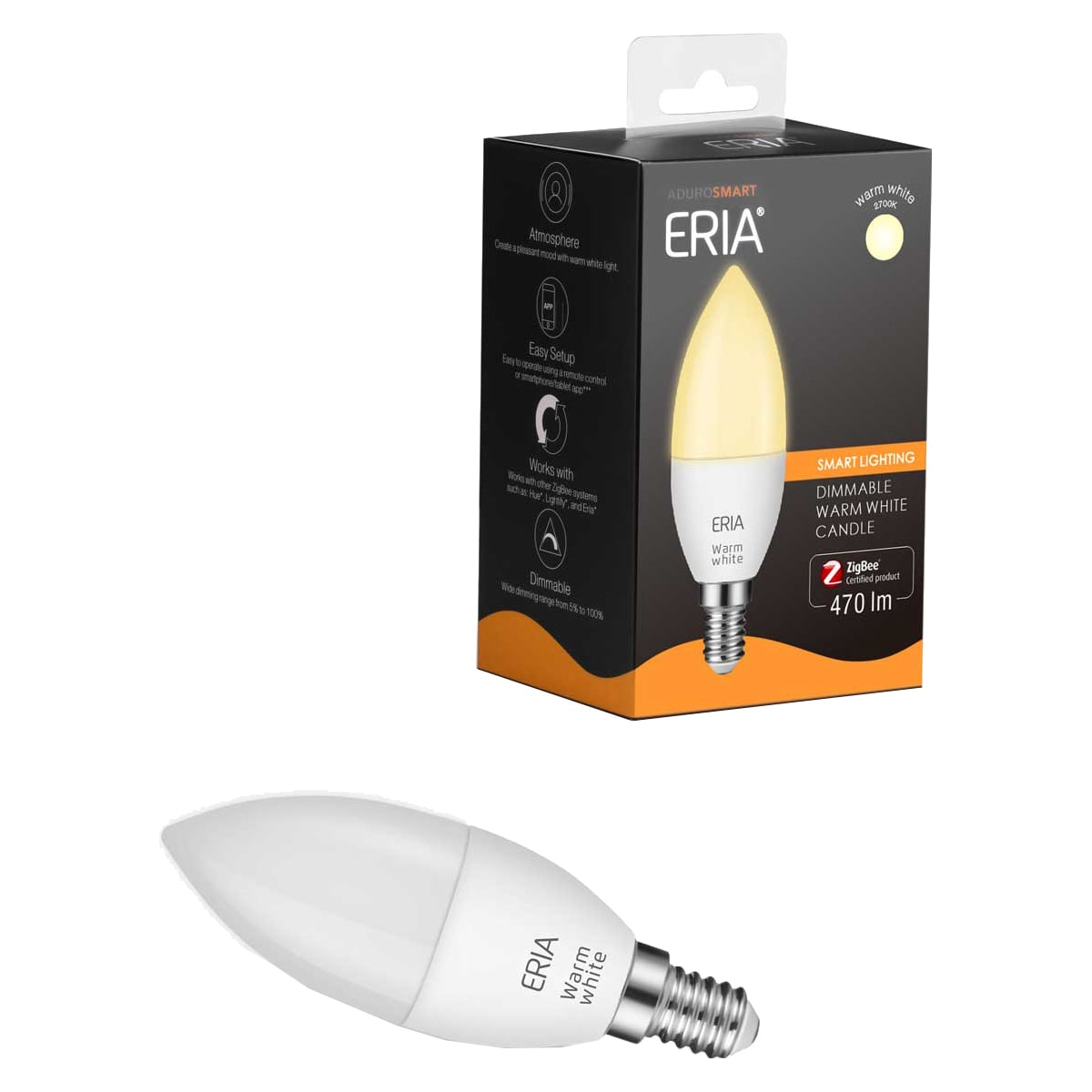 Aduro Smart Eria LED-pære 6W E14 AS15066033