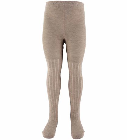 Minymo Strumpfhosen - 2er-Pack - Einfach Taupe