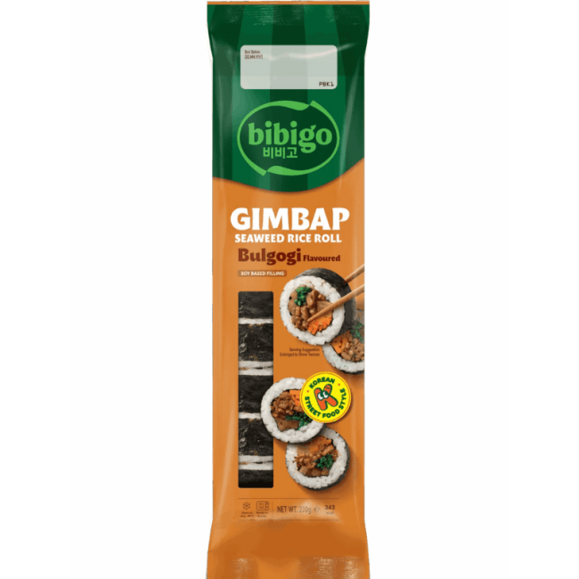 Bibigo Gimbap Bulgogi Smaak 230g