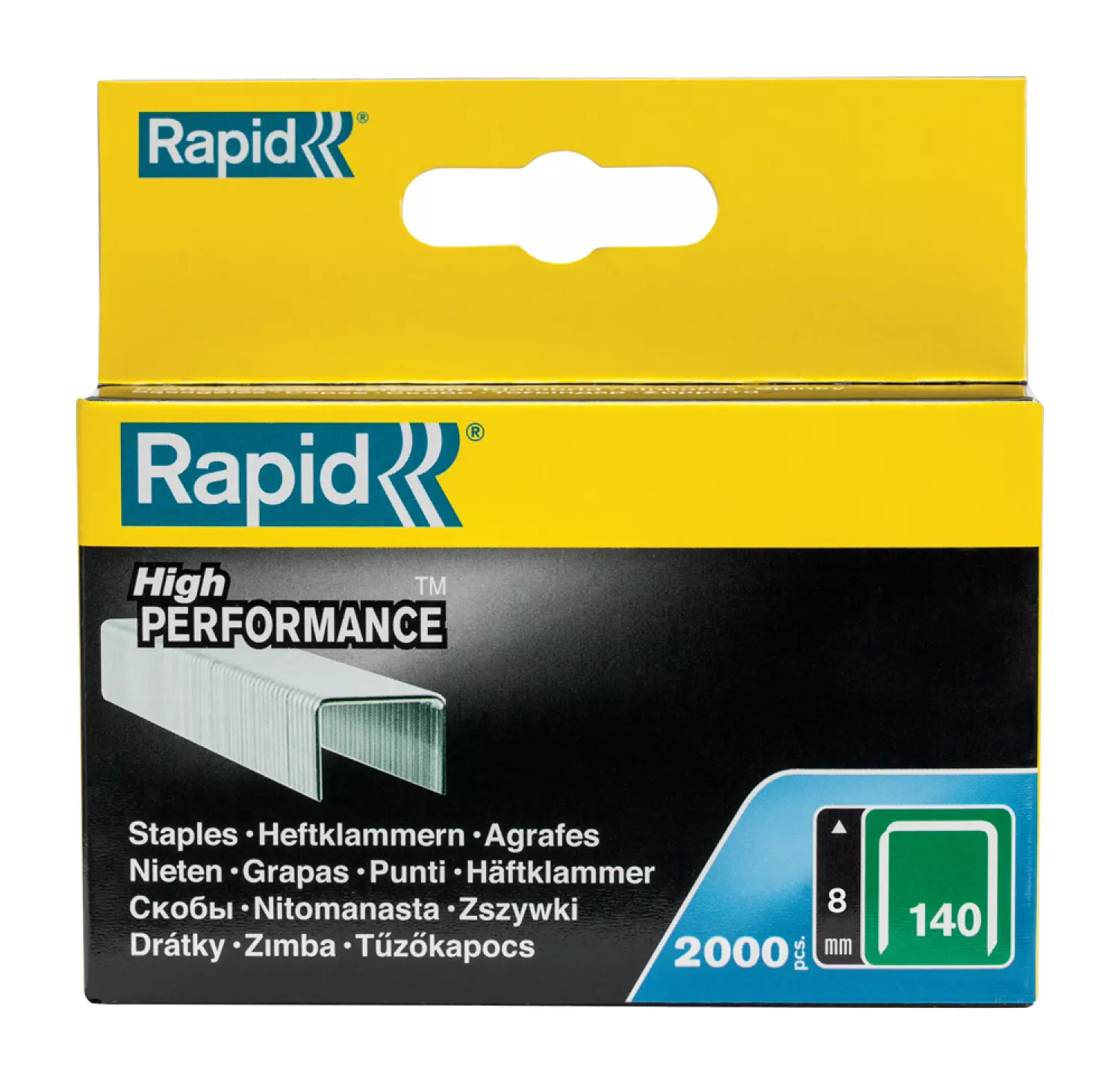 Rapid Vlakdraadnieten - 140/8mm - gegalvaniseerd - 2000st
